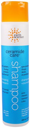 Ceramide Care, Volumizing Shampoo, 10 fl oz (295 ml) by Earth Science-Bad, Skönhet, Schampo, Hår, Hårbotten, Balsam
