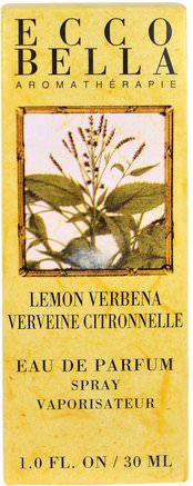 Aromatherapy, Eau de Perfum Spray, Lemon Verbena, 1.0 fl oz (30 ml) by Ecco Bella-Bad, Skönhet, Doftsprayer