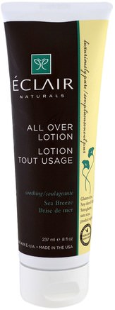 All Over Lotion, Soothing, Sea Breeze, 8 fl oz (237 ml) by Eclair Naturals-Hälsa, Hud, Kroppslotion