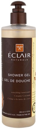 Shower Gel, Creamy Coconut, 12 fl oz (355 ml) by Eclair Naturals-Bad, Skönhet, Duschgel