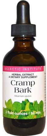 Cramp Bark, 2 fl oz (60 ml) by Eclectic Institute-Örter, Kram Bark