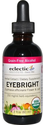 Eyebright, 2 fl oz (60 ml) by Eclectic Institute-Örter, Eyebright