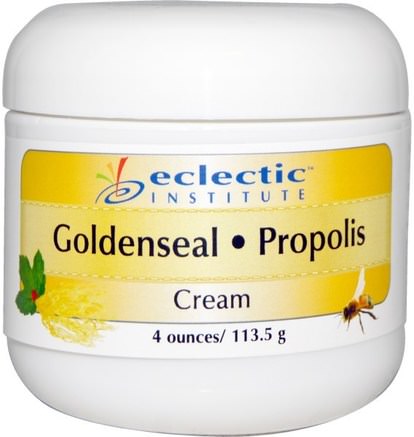 Goldenseal-Propolis Cream, 4 oz (113.5 g) by Eclectic Institute-Hälsa, Skador Brännskador
