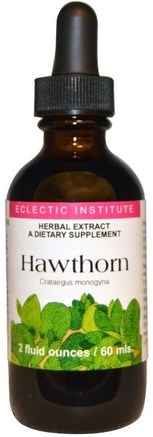 Hawthorn, 2 fl oz (60 ml) by Eclectic Institute-Örter, Hagtorn