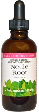 Nettle Root, 2 fl oz (60 ml) by Eclectic Institute-Örter, Nässlor Stinging, Nässla Rot