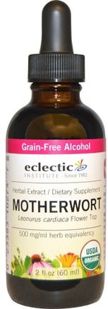 Organic Motherwort, 2 fl oz (60 ml) by Eclectic Institute-Örter, Motherwort