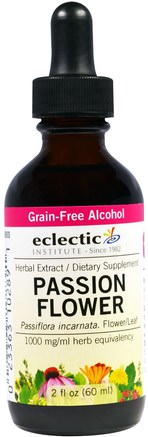 Passion Flower, 2 fl oz (60 ml) by Eclectic Institute-Örter, Passionblomma