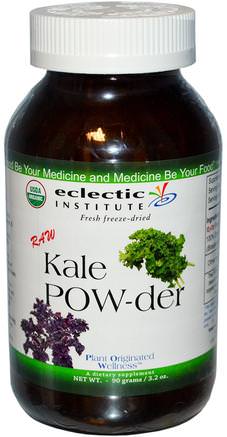Raw Kale Powder, 3.2 oz (90 g) by Eclectic Institute-Hälsa, Immunförsvar, Detox