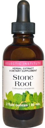 Stone Root, 2 fl oz (60 ml) by Eclectic Institute-Hälsa, Kvinnor, Åderbråck, Stenrot
