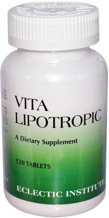 Vita Lipotropic, 120 Tablets by Eclectic Institute-Vitaminer, Multivitaminer, Lipotropa