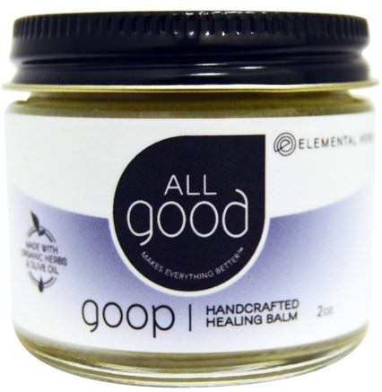 All Good, Goop, Handcrafted Healing Balm, 2 oz by All Good Products-Hälsa, Hud, Skador Brännskador