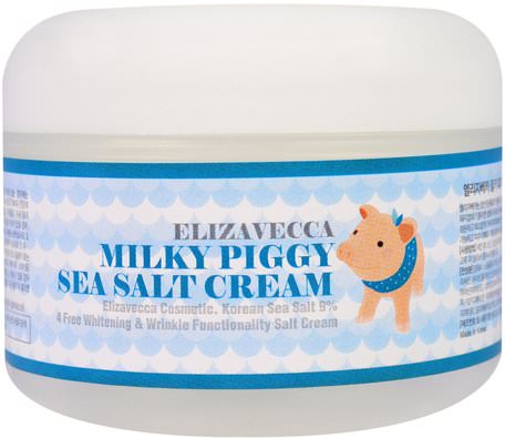 Milky Piggy Sea Salt Cream, 100 g by Elizavecca-Bad, Skönhet, Ansiktsvård, Krämer Lotioner, Serum