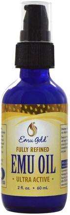 Emu Oil, 2 fl oz (60 ml) by Emu Gold-Hälsa, Hud, Emu Olja, Skönhet, Ansiktsvård