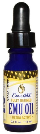 Emu Oil, Fully Refined, 0.5 fl oz (15 ml) by Emu Gold-Hälsa, Hud, Emu Olja, Skönhet, Ansiktsvård