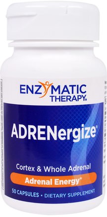 ADRENergize, Adrenal Energy, 50 Capsules by Enzymatic Therapy-Kosttillskott, Binjur
