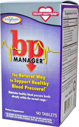 bp Manager, 90 Tablets by Enzymatic Therapy-Kosttillskott, Hälsa