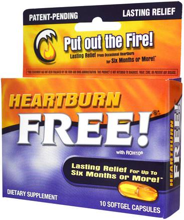 Heartburn Free!, 10 Softgel Capsules by Enzymatic Therapy-Kosttillskott, Hälsa