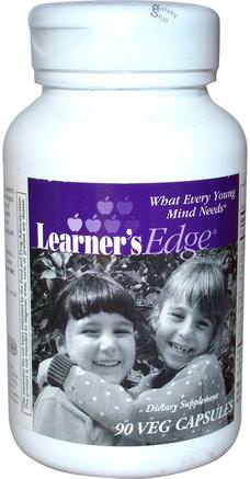 Learners Edge, 90 Veggie Caps by Enzymatic Therapy-Kosttillskott, Hälsa