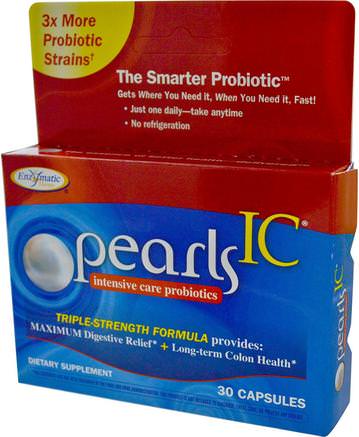 Pearls IC, Intensive Care Probiotics, 30 Capsules by Enzymatic Therapy-Kosttillskott, Probiotika