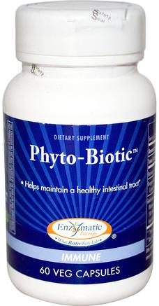 Phyto-Biotic, Immune, 60 Veggie Caps by Enzymatic Therapy-Kosttillskott, Probiotika