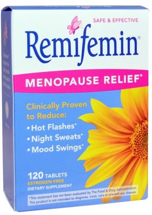 Remifemin, Menopause Relief, 120 Tablets by Enzymatic Therapy-Kosttillskott, Hälsa, Kvinnor