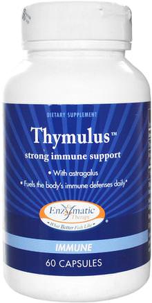 Thymulus, Strong Immune Support, 60 Capsules by Enzymatic Therapy-Kosttillskott, Hälsa, Immunförsvar