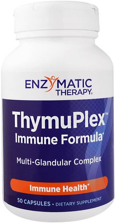 ThymuPlex, Immune Formula, 50 Capsules by Enzymatic Therapy-Kosttillskott, Hälsa, Immunförsvar