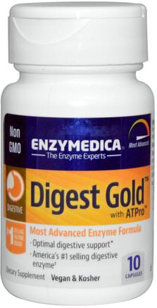 Digest Gold with ATPro, 10 Capsules by Enzymedica-Kosttillskott, Matsmältningsenzymer