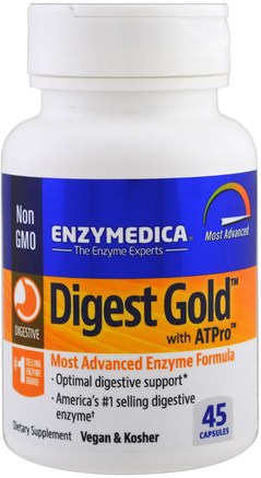 Digest Gold with ATPro, 45 Capsules by Enzymedica-Kosttillskott, Enzymer
