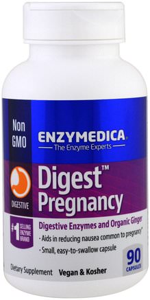 Digest Pregnancy, 90 Capsules by Enzymedica-Kosttillskott, Probiotika