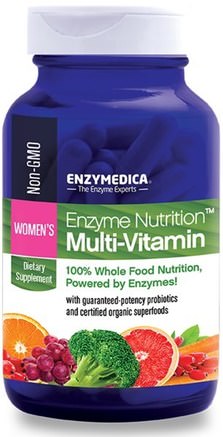 Enzyme Nutrition Multi-Vitamin, Womens, 120 Capsules by Enzymedica-Vitaminer, Kvinnor Multivitaminer