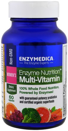 Enzyme Nutrition Multi-Vitamin, Womens, 60 Capsules by Enzymedica-Vitaminer, Kvinnor Multivitaminer