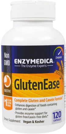 GlutenEase, 120 Capsules by Enzymedica-Kosttillskott, Matsmältningsenzymer