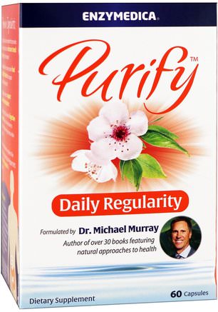 Purify, Daily Regularity, 60 Capsules by Enzymedica-Kosttillskott, Fiber