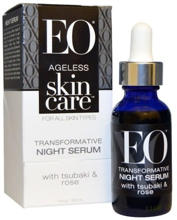 Ageless Skin Care, Transformative Night Serum, 1 fl oz (30 ml) by EO Products-Hälsa, Hudserum, Skönhet, Ansiktsvård, Hud