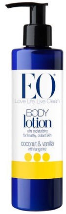 Body Lotion, Coconut & Vanilla with Tangerine, 8 fl oz (236 ml) by EO Products-Bad, Skönhet, Body Lotion