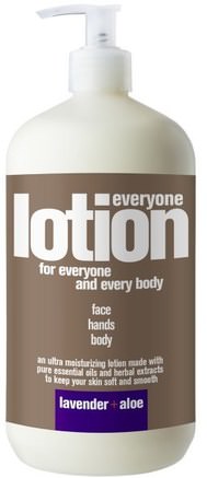 Everyone Lotion for Everyone and Every Body, Lavender + Aloe, 32 fl oz (960 ml) by EO Products-Bad, Skönhet, Body Lotion