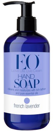 Hand Soap, French Lavender, 12 fl oz (355 ml) by EO Products-Bad, Skönhet, Tvål