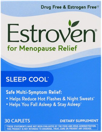 Menopause Relief, Sleep Cool, 30 Caplets by Estroven-Kosttillskott, Sömn, Kvinnor