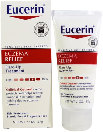 Eczema Relief, Flare-Up Treatment, 2 oz (57 g) by Eucerin-Bad, Skönhet, Body Lotion, Eucerin Eksem