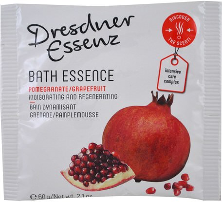 Dresdner Essenz, Bath Essence, Pomegranate/Grapefruit, 2.1 oz (60 g) by European Soaps-Bad, Skönhet, Badsalter