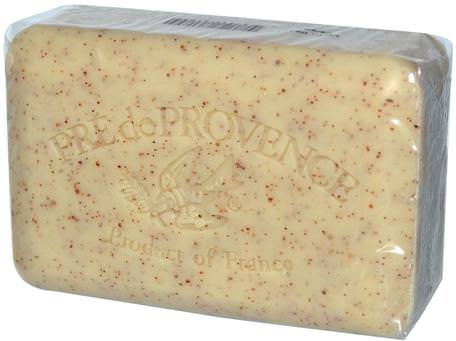 Pre de Provence Bar Soap, Honey Almond, 8.8 oz (250 g) by European Soaps-Bad, Skönhet, Tvål, Sheasmör