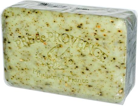 Pre de Provence, Bar Soap, Sage, 8.8 oz (250 g) by European Soaps-Bad, Skönhet, Tvål, Sheasmör