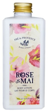 Pre de Provence, Rose de Mai Body Lotion, 10.14 fl oz (300 ml) by European Soaps-Bad, Skönhet, Body Lotion