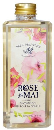 Pre de Provence, Rose de Mai, Shower Gel, 10.14 fl oz (300 ml) by European Soaps-Bad, Skönhet, Duschgel