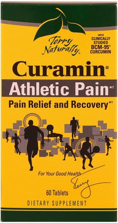 Terry Naturally, Curamin, Athletic Pain, 60 Tablets by EuroPharma-Hälsa