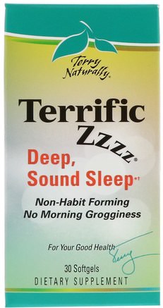 Terry Naturally, Terrific Zzzz, 30 Softgels by EuroPharma-Kosttillskott, Sömn