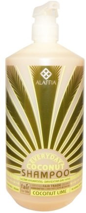 Shampoo, Ultra Hydrating, Dry/Extra Dry Skin, Coconut Lime, 32 fl oz (950 ml) by Everyday Coconut-Bad, Skönhet, Hår, Hårbotten, Schampo, Balsam