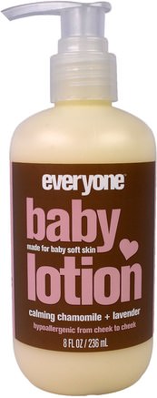 Baby Lotion, Calming Chamomile and Lavender, 8 fl oz (236 ml) by Everyone-Bad, Skönhet, Body Lotion, Baby Lotion, Barns Hälsa