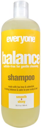 Balance, Shampoo, Smooth + Shiny, 20.3 fl oz (600 ml) by Everyone-Bad, Skönhet, Hår, Hårbotten, Schampo, Balsam